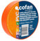 Cofan Cinta Aislante 180 Micras | Color naranja | Resistente al voltaje, al calor y a diferentes ácidos y alcalinos
