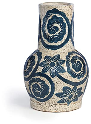 Park Hill Collection Delphine Vase aus Terrakotta, Dekoartikel