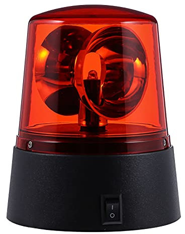 NUOLUX Rouge Police Balise LED Gyrophare Et Clignotant Police Lumière Jouet Police Parti Décorations Et Fournitures Rouge