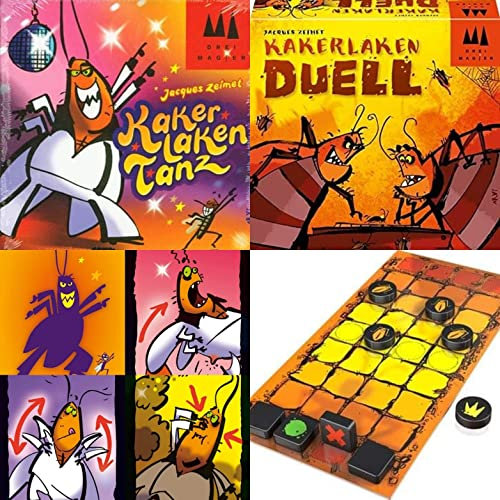 2er Set Kakerlaken Kartenspiele Schmidt Spiele : Kakerlakentanz und Kakerlaken Duell, DREI Magier Kartenspiel