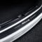 Car Rear Bumper Protector for Fo-rd Focus 1 2 3 4 MK1 MK2 MK3 MK4, Carbon Fiber Trunk Sill Plate Anti-Scratch Cover Sticker Decorative Strips Styling Accessories,Black