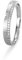 Jeulia 925 Silber Einstellbar Partnerringe für Sie und Ihn Gebürstetes Finish Zirkonia Ehering Trauring Freundschaftsring Hochzeit Ring (Damen Ring, Einstellbar)