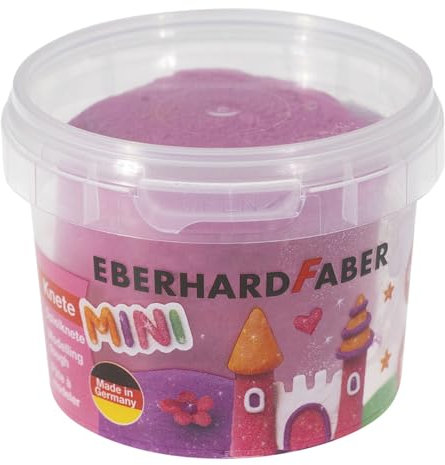 NEU Spielknete, lufttrocknend, 100 g, Glitzer Pink