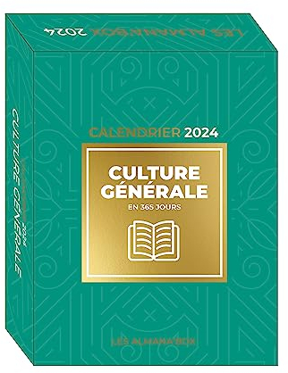Grand calendrier Almana'box Culture générale en 365 jours 2024
