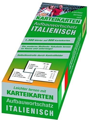 Karteikarten - Aufbauwortschatz Italienisch
