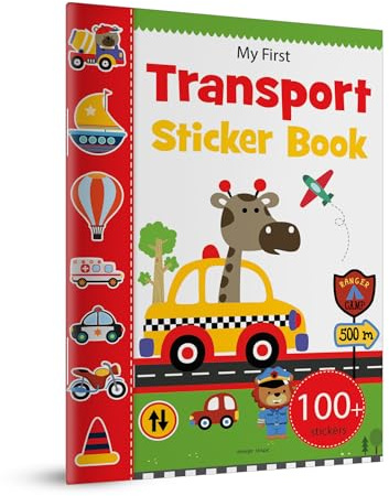 My First Transport Sticker Book: Exciting Sticker Book With 100 Stickers (My First Sticker Books)