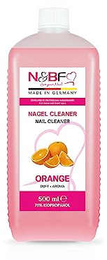 NAILS FACTORY | Nagel Cleaner Orange Duft 500ml Nagel Reiniger in Studioqualität zum reinigen und entfetten