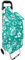 Einkaufstrolley Treppensteiger Einkaufsroller Einkaufskorb Blumenmuster mit Rädern Mint klappbar