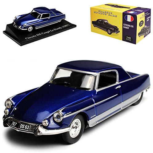 Atlas Citroen DS Coupe Le Dandy Coupe Blau 1/43 Norev Modell Auto