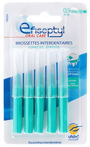 Efiseptyl 5 Brossettes Interdentaires Coniques 0,9 mm