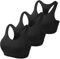 HBselect Sport BH Bustier Damen Bralette Nathloser mit Polstern Sportbekleidung Polyesterfaser ohne Bügel atmungsaktiv Joggen Yoga Jumping Fitness