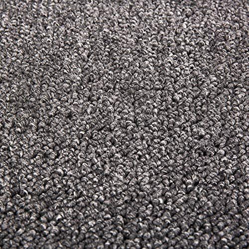 Gr8 Home Luxury Carpet Tiles Heavy Duty 20 Piece 5SQM Commercial Office Shop Floor Retail Flooring 50 x 50cm [Anthracite]