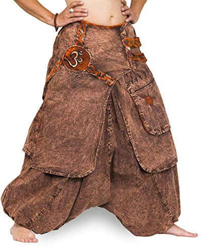 Haremshose Yogahose Bohohose Pumphose Pants Goa Hippie Freizeithose Damen und Herren Nepal Style