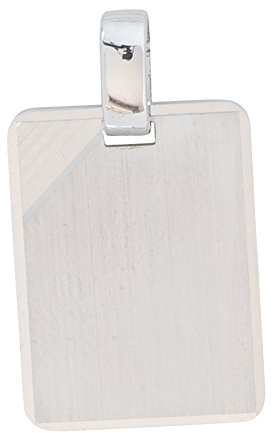 Basic Silber 29.1088S Herren Anhänger Gravurplatte Sterling-Silber 925