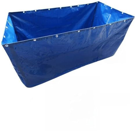 GDMING Lonas Impermeable Pesado Bolsa De Plástico Multiusos con Ojales De Aluminio con Cuerda Dobladillo Durable Grande Piscina Tanque De Almacenamiento De Agua PVC, 13 Tamaños