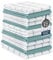 LANE LINEN Kitchen Towels Set – Pack of 12 Dish Cloths, 100% Cotton Absorbent Tea Towels 18” x 28” Quick-Drying & Soft Cleaning Kitchen Towel (Auqa)