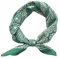 FAIRYGATE Schal Grün Damen Bandana Halstuch Seidentuch Drucken Tuch Schal Kopftuch Seide Multifunktion Unisex Biker 95006
