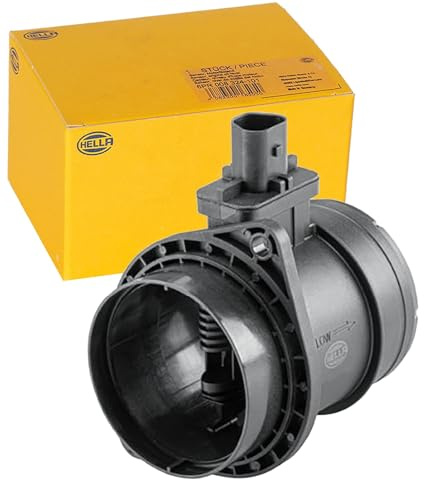 HELLA 8ET 358 095-631 Mass Air Flow Sensor - 5-pin connector - Pipe-neck
