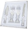 Lot de 4 flûtes à griller et pelle à gâteau pour mariage - 2 flûtes à champagne - 1 pelle à tarte et 1 couteau à découper - Cadeaux de mariés (E)