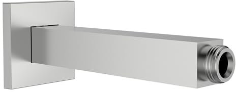 LAUFEN Brausedeckenarm, L=150mm, quadratische Rosette, HF546027420000, Farbe: Nickel gebürstet