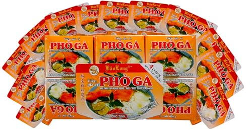 Bao Long Pho Ga Suppengewürz - 12er Pack - Bouillonwürfel - Würzmischung für Vietnamesische Pho Suppe - OG ASIA - 900g