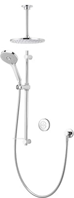 Aqualisa Unity Q Smart Shower, Concealed, Adjustable & Ceiling Fixed Heads | For Gravity Pump Shower System, Wi-Fi App and Voice Control, SmartValve™ Technology, 5 Year Guarantee