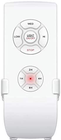Kit de Control Remoto Universal para Ventilador de Techo, 3 Velocidades, Soporte de Pared, Temporizador, Pitido de Encendido/Apagado con Botón Separado Adecuado para
