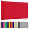Moboo Balkon Sichtschutz PB2 PES blickdichte Balkonumspannung mit Ösen und Kabelbinder 8 Tage geliefert - in div.5 Größen & 2 Farben 420D Rot, 0.7x8m