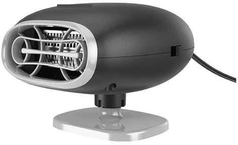 Auto-Raumheizung, 360 Grad Drehbar, 12 V, Tragbare Autoheizung, 150 W, Windschutzscheibenheizung, Auto-Defroster Mit Geräuscharmen Thermowerkzeugen Einfach Zu Bedienen(Black)