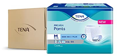 Tena Pants Plus Classic Mittel, 80-110 cm, 4er-Packungen mit 14 Stück