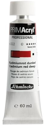 Schmincke PRIMAcryl Professional Kadmiumrot dunkel 60 ml Tube, 13 322 011