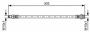 Bosch 1987481442 Brake Hose