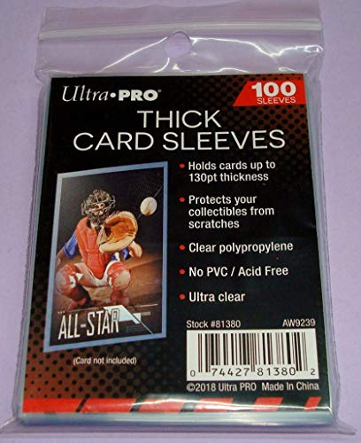 Ultra Pro Extra dicke Kartenhüllen für Karten bis zu 100pt