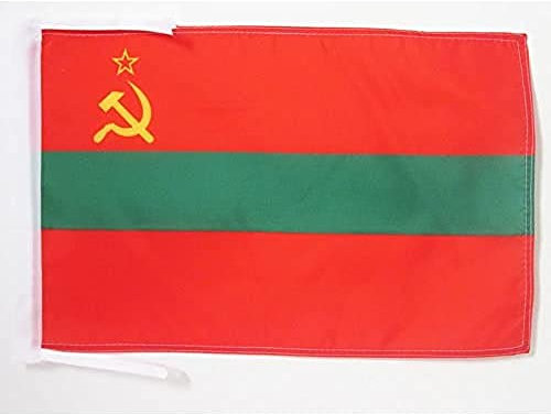 AZ FLAG - Flagge Transnistrien - 45x30 cm Mit Kordel - Pridnestrowien Fahne 30 x 45 Cm - Flaggen