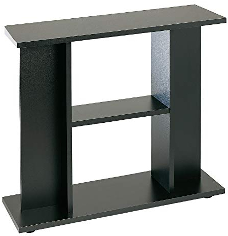 Croci Wave Amtra System 60 – Aquarienschrank aus schwarzem Holz, 60 x 32 x 70 cm – robuste Halterung im klassischen und essentiellen Stil für EIN komplettes Aquarium-Zubehörset – hergestellt in Italien