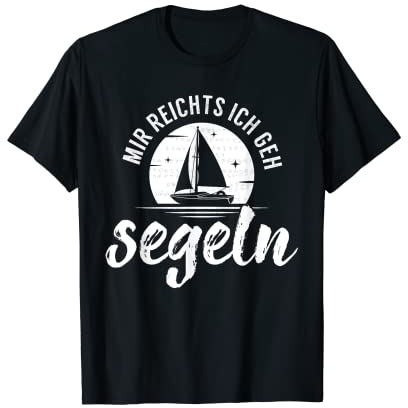 Ich geh segeln Segelboot Segler Skipper Katamaran Geschenk T-Shirt