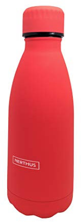 NERTHUS Botella térmica Acero 350 ml Coral/Double Wall Bottle Inoxidable