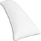Traumreiter Seitenschläferkissen mit Bezug Baumwolle Memory Foam Kissen Visco Gel Professional für Seitenschläfer, ca. 140x40 langes Lagerungskissen Erwachsene Side Sleeper Body Pillow (Weiß)