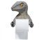 Faruxue Portarotolo di carta igienica 3D a forma di dinosauro, da parete, design realistico, porta rotolo di carta igienica per bagno