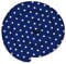 XXL 300 cm Bettschlange für Allergiker Bettkissen Stillkissen Bettrolle Zierkissen Bettumrandung Schlange Handmade 100% Baumwolle ekmTRADE (3 – Marineblau – Weiße Sterne, 300 cm)