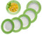 MamboCat Set di 6 piatti fondi in porcellana colorata per 6 persone, piatti rotondi colorati, insalata, zuppa, cereali, pasta & Co. per colazione, pranzo e pane da sera