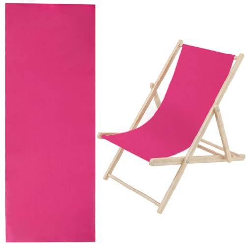GORGECRAFT 1 Pieza de Repuesto para Silla de Playa Lona de 435 x 1165 mm Tela Oxford Tela para Silla de Camelia Repuesto de Eslinga Reclinable para Tomar el Sol Jardín Patio Relajación En la Playa