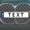Wunschname Show Kennzeichen LKW Namensschild UA Ukraine Design