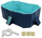 OKJHFD Baignoire Gonflable, Piscine Pliable Rectangulaire Gonflage de Piscine de Bain surdimensionné Pliable pour la Maison en Plein air (S)