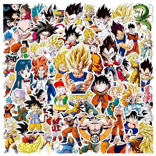 Anime Sticker, Cartoon Aufkleber, 50 Pcs Wasserdicht Sticker Ubephant Anime Style Decals Computer Skateboard Gepäck Aufkleber Anime Geschenke für Fans