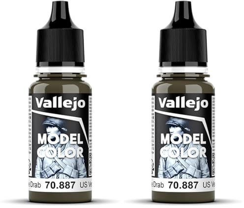 Vallejo VJ70887 Model Color Acrylic Paint 17ml -Brown Violeta (Pack of 2)