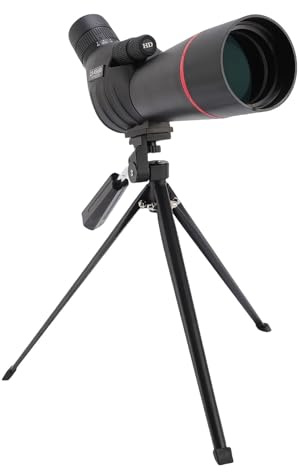 Tbest 60 Mm Abgewinkeltes Spektiv, Wasserdichtes Spektiv mit Stativ, 15- Bis 45-facher Zoom für die Beobachtung von Vögeln, Wildtieren, Landschaften Im Freien