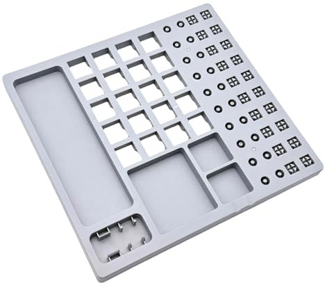 Kaeltsyn Ergonomic Keyboards Switches Lubes Tool Tray Keycap and Spring Container Switches Opener Keycap Storage Tray