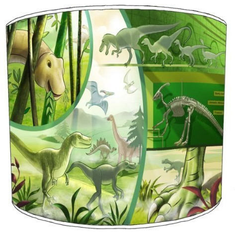 Premier Lampenschirme - Durchmesser 20cm Deckenlampe Dinosaurier Kinderlampenschirm