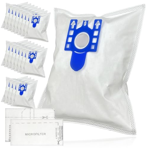 SPARES2GO Ultra Strong Dust Bags for Miele GN S2110 S2111 S8330 S8340 Cat & Dog Vacuum Cleaners (Pack of 20 + Air Filters)